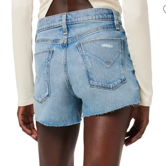 HUDSON JEANS Gemma Mid Rise Denim Shorts - Picture 2 of 6